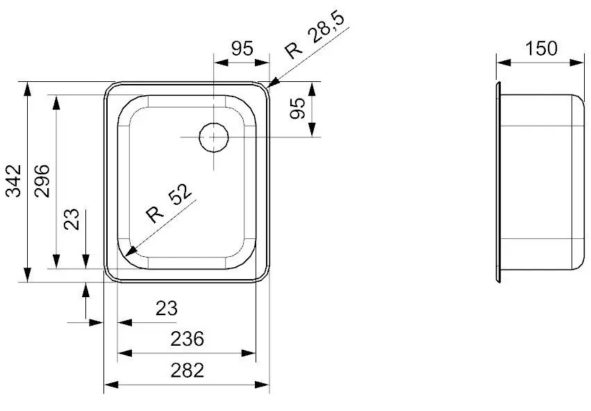 Chiuveta Reginox R18 2330 OSK R00380 (Inox)