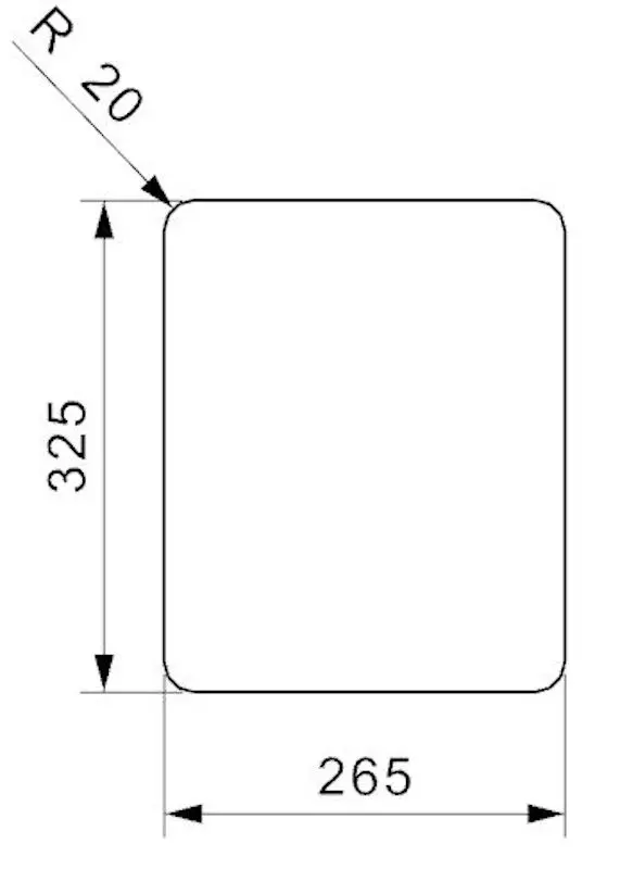 Chiuveta Reginox R18 2330 OSK R00380 (Inox)