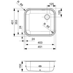 Chiuveta Reginox R18 4035 OSK R00359 (Inox) Thumb