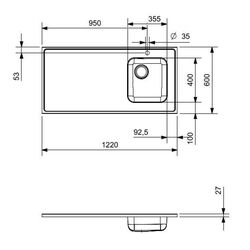 Кухонная мойка Reginox R36150 (Inox) Thumb