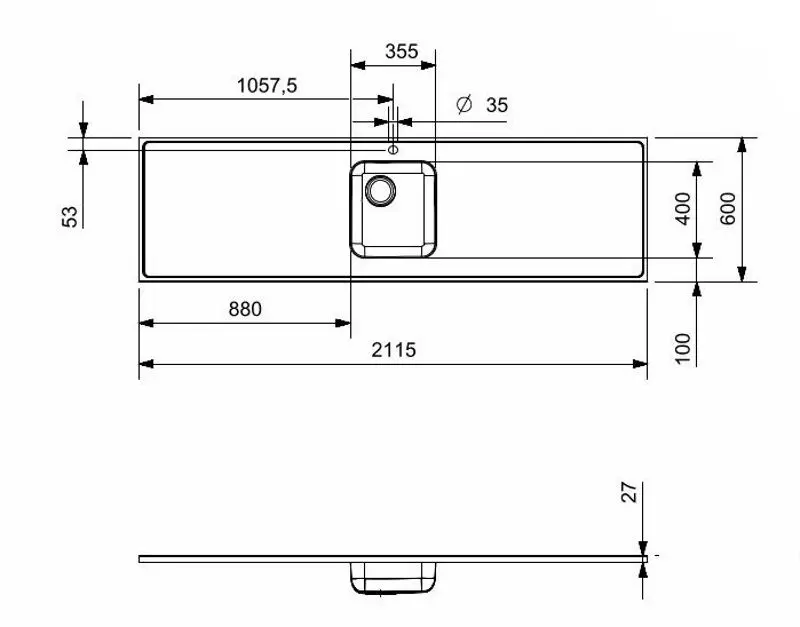 Кухонная мойка Reginox R36228 (Inox)