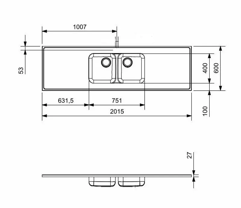 Кухонная мойка Reginox R37171 (Inox)