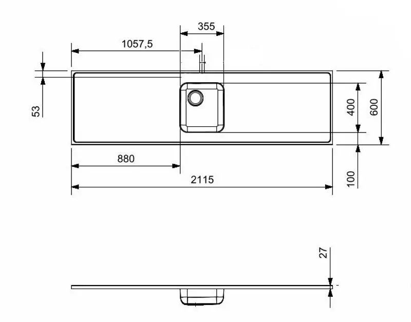 Кухонная мойка Reginox R37188 (Inox)