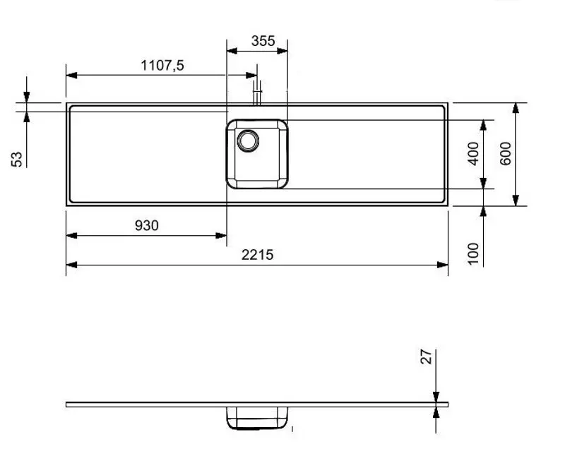 Кухонная мойка Reginox R37225 (Inox)