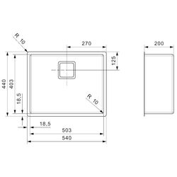 Chiuveta Reginox Texas 50x40 R28032 (Inox) Thumb