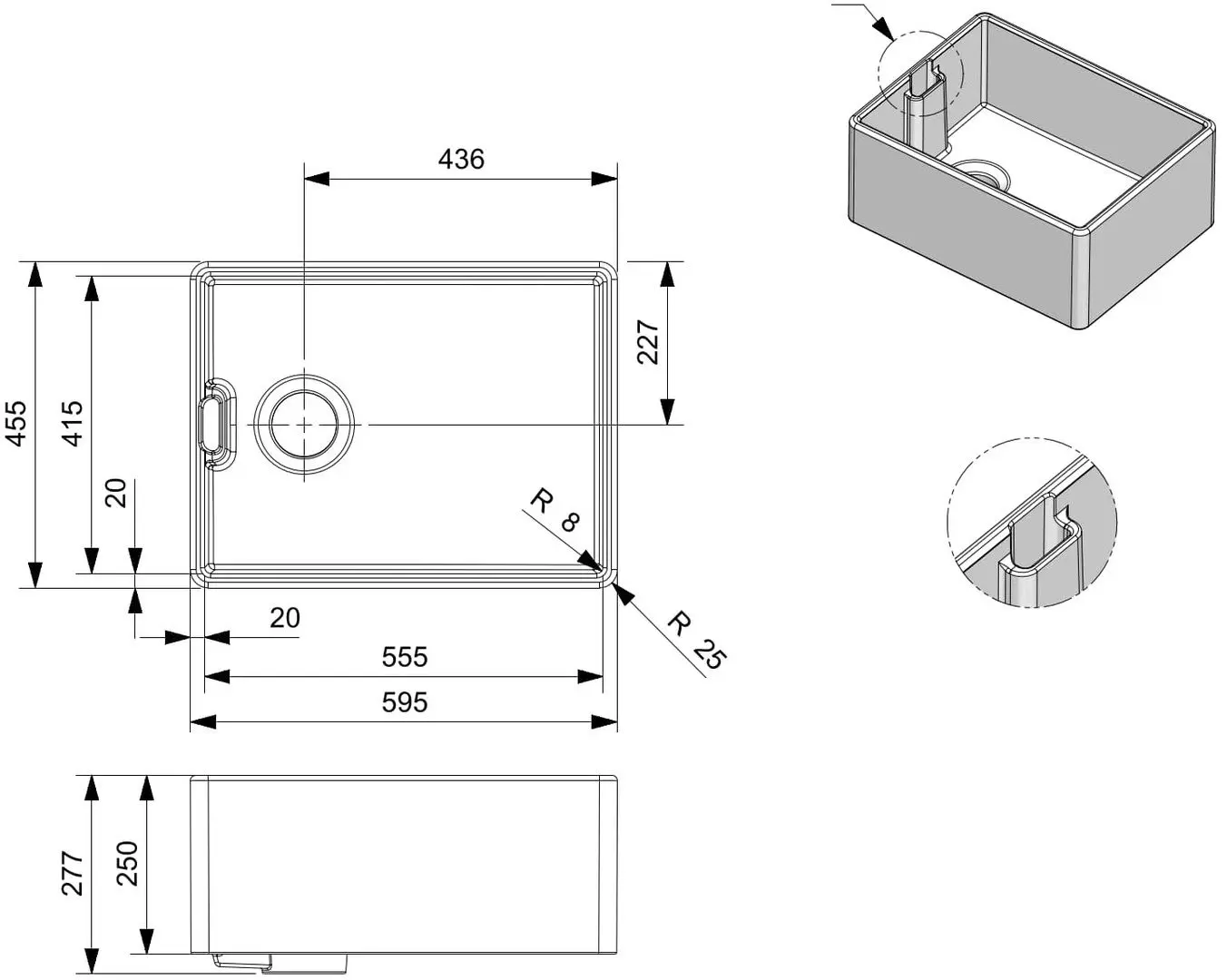 Мойка Reginox Belfast II R38260 (White)