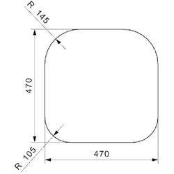 Chiuveta Reginox Boston KG-CC R23563 (Stainless Steel) Thumb