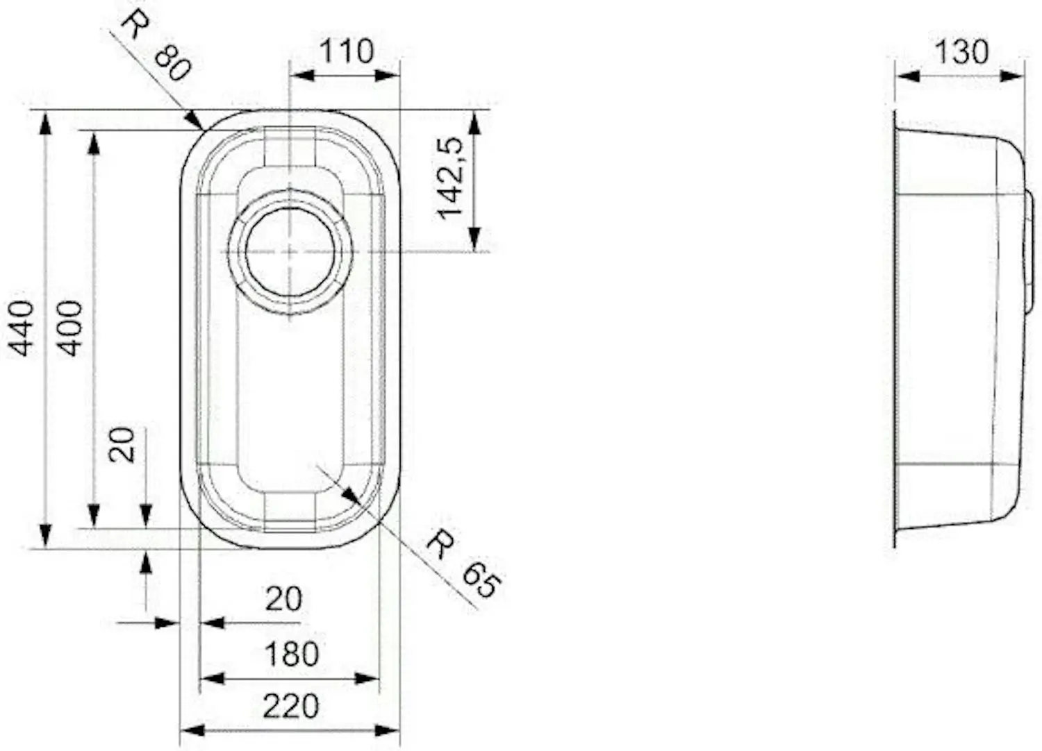 Мойка Reginox IB 1840 KG-CC R23594 (Stainless Steel)