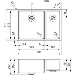 Chiuveta Reginox New Jersey R32817 (Stainless Steel) Thumb