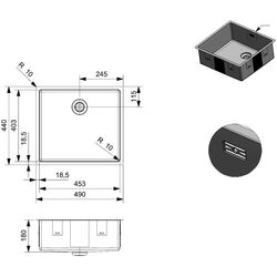 Мойка Reginox New York R35528 (Stainless Steel) Thumb