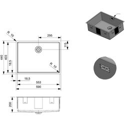 Мойка Reginox New York R36075 (Stainless Steel) Thumb