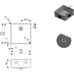 Мойка Reginox New York Slim R38079 (Stainless Steel) Thumb