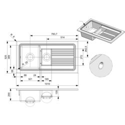 Мойка Reginox RL 301 CW II R38222 (White) Thumb