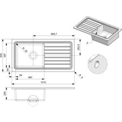 Chiuveta Reginox RL 304 CW II R38239 (White) Thumb