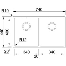 Кухонная мойка RODI Home Box Lux 75 (Inox) Thumb