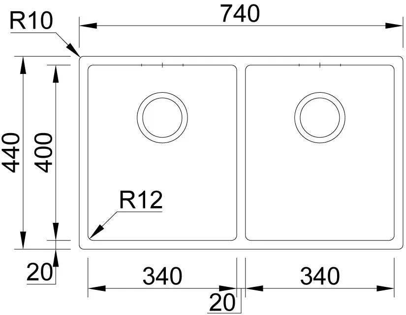Кухонная мойка RODI Home Box Lux 75 (Inox) - 2