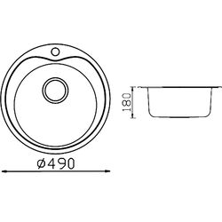 Chiuveta Rubano 27371 (Inox) Thumb