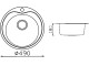 Chiuveta Rubano 27371 (Inox)