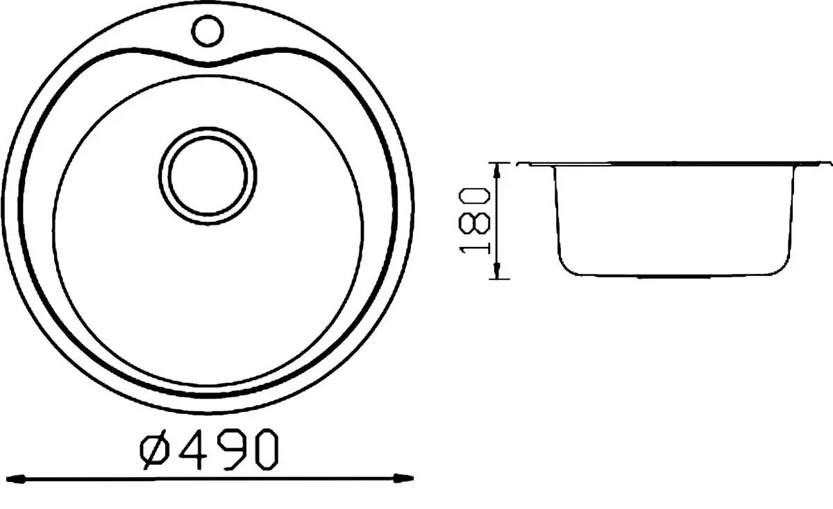 Chiuveta Rubano 27371 (Inox)
