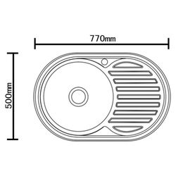 Кухонная мойка Rubano 27383 (Inox) Thumb