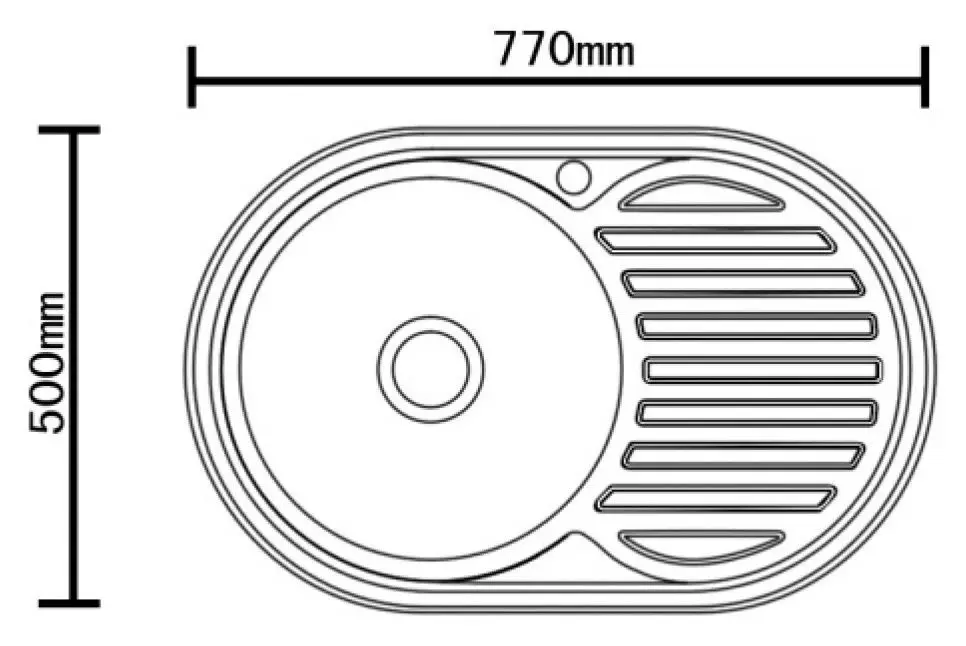 Кухонная мойка Rubano 27383 (Inox)