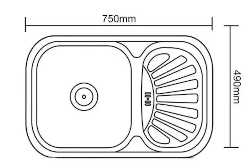 Кухонная мойка Rubano 27389 (Inox)