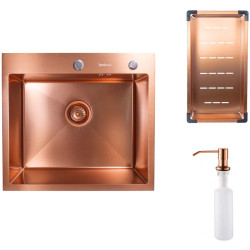 Кухонная мойка SanDonna HD5550 (Copper) Thumb