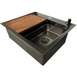Кухонная мойка SanDonna HD6050 (Black) Thumb