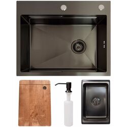 Кухонная мойка SanDonna HD6050 (Black) Thumb