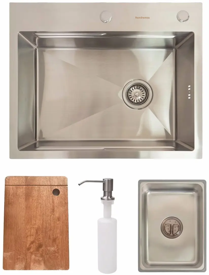 Кухонная мойка SanDonna HD6050 (Satin)