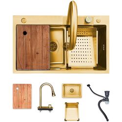 Chiuveta SanDonna HD6850 (Gold) Thumb