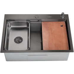 Кухонная мойка SanDonna HD7050 (Black) Thumb