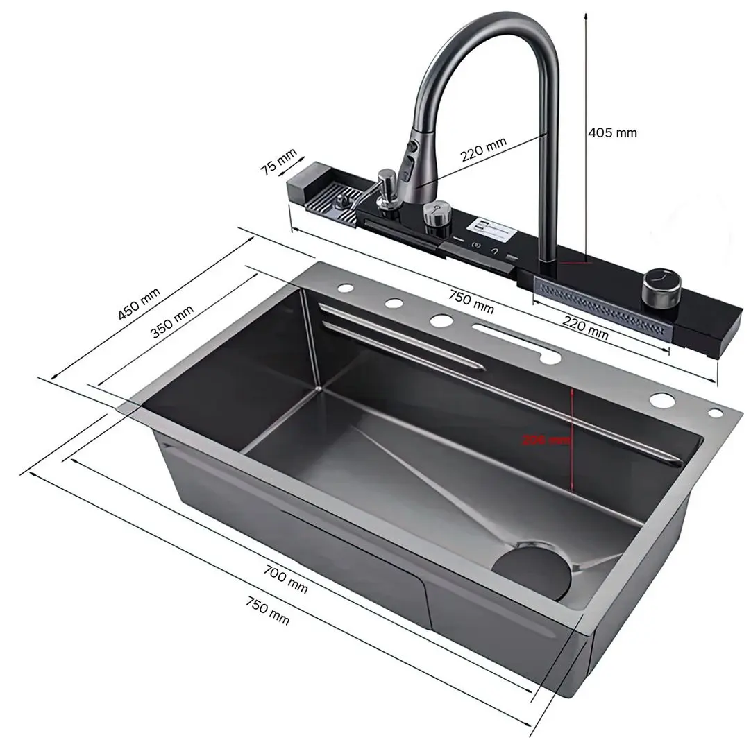 Chiuveta Sandonna HD7550 (Crom Satin)