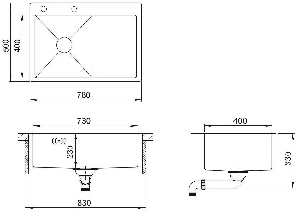 Chiuveta Sandonna HD7850 (Gold)