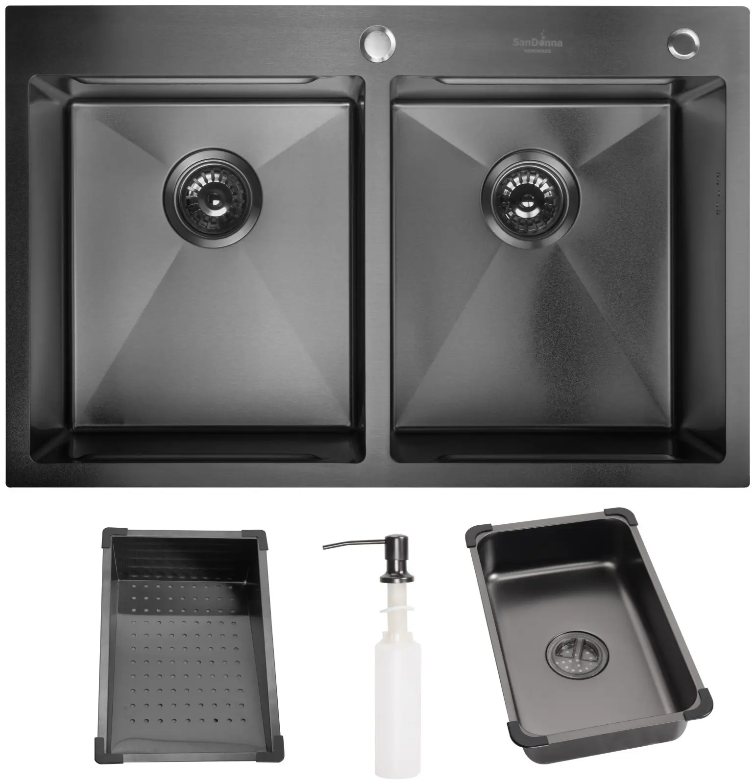 Chiuveta SanDonna HD7850DR (Black)