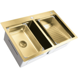 Кухонная мойка SanDonna HD7850DR (Gold) Thumb