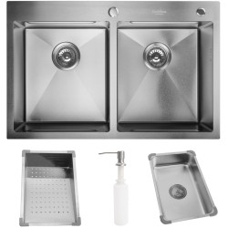 Кухонная мойка SanDonna HD7850DR (Inox) Thumb