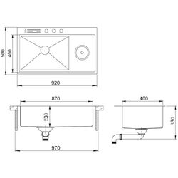 Chiuveta Sandonna HD9250 (Gold) Thumb