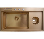 Кухонная мойка Sandonna HD9250 + Nera (Gold)