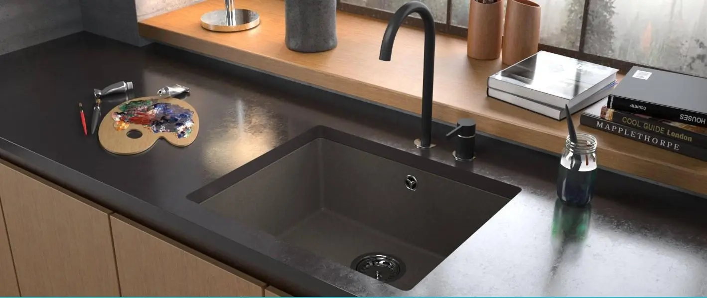 Chiuveta Sandonna Joanna 550 (Metallic Black)