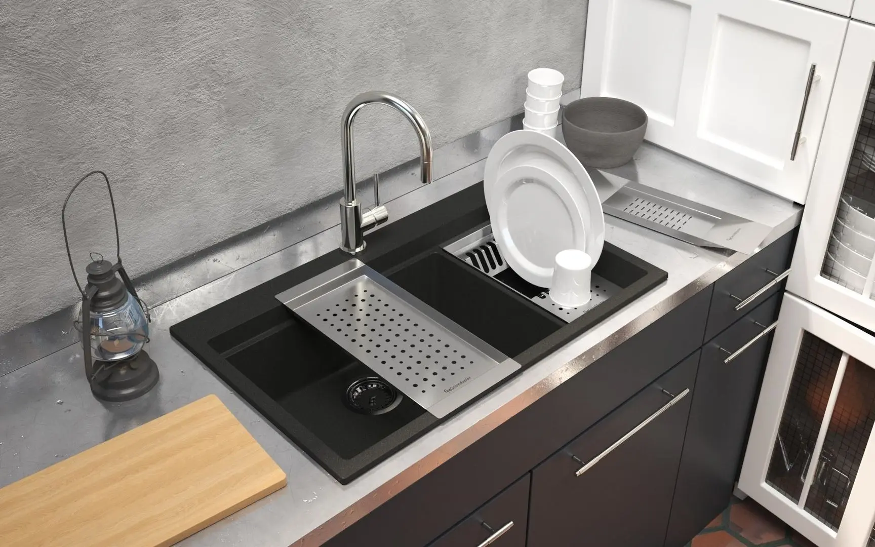 Кухонная мойка Sandonna Magdalena 760 (Graphite)