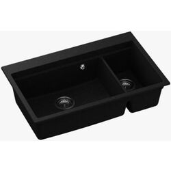 Кухонная мойка Sandonna Magdalena 760 (Metallic Black)