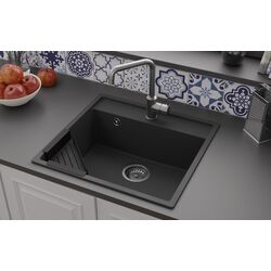 Кухонная мойка Sandonna Selena 530 (Metallic Black) Thumb