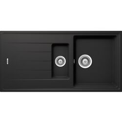 Chiuveta Schock Element D-150 Sabbia + Plutos (Onyx Black)