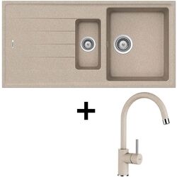 Кухонная мойка Schock Element D-150 Sabbia + Plutos (Sabbia) Thumb