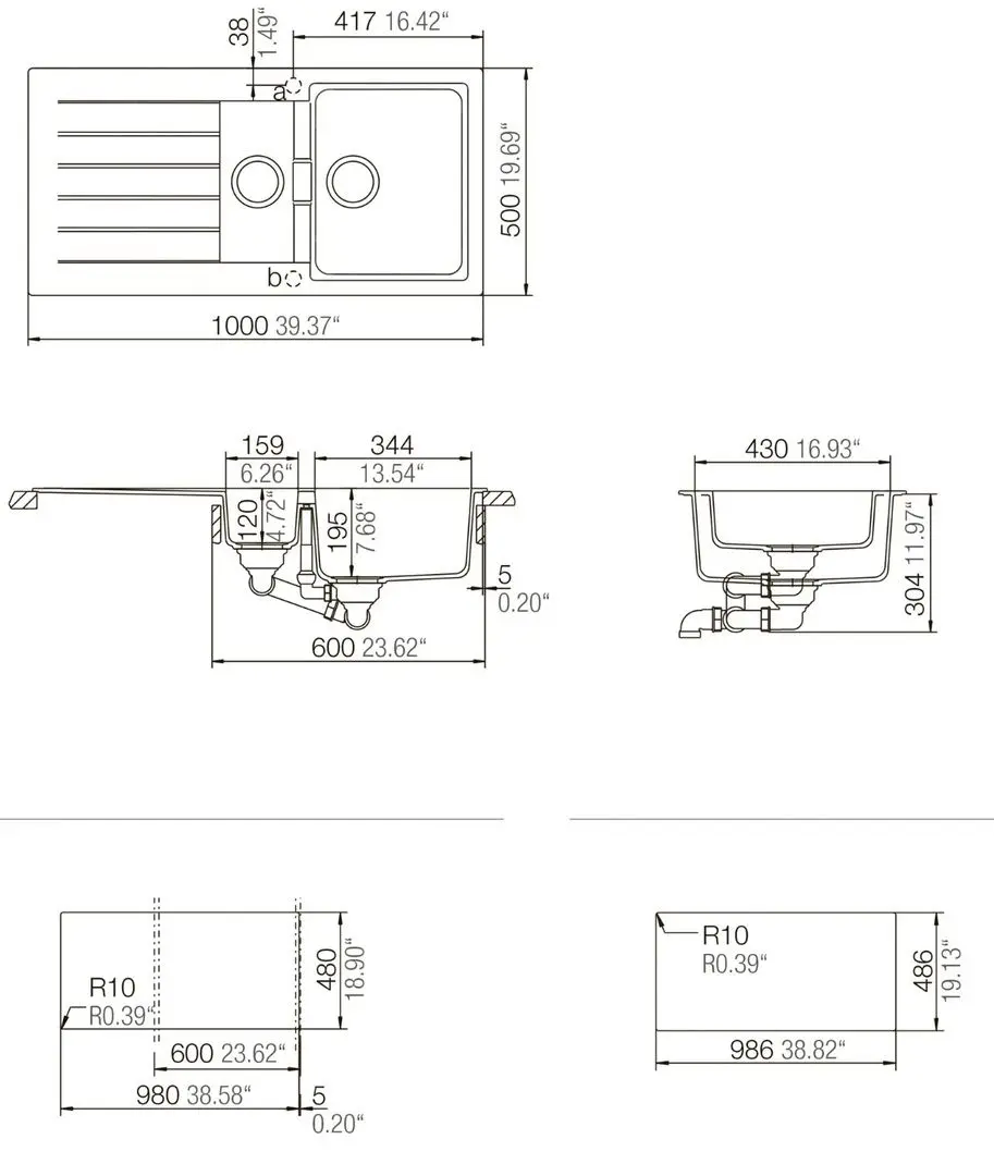 Кухонная мойка Schock Primus D-150 22 (Moonstone)