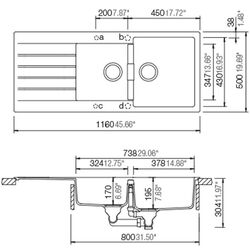 Кухонная мойка Schock Signus D-200 Magnolia 89 (Beige) Thumb