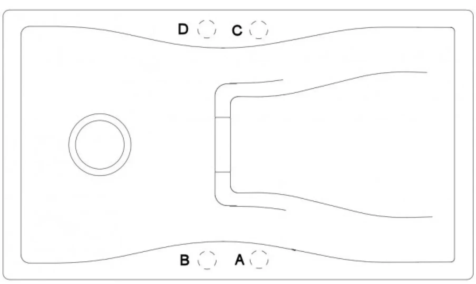 Кухонная мойка Schock Waterfall D-150 (Polaris)