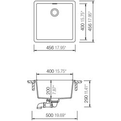 Мойка Schock Brooklyn N-100 (Nero) Thumb