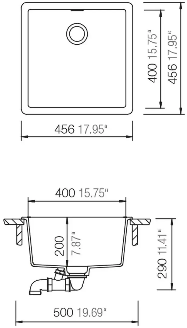 Мойка Schock Brooklyn N-100 (Nero)